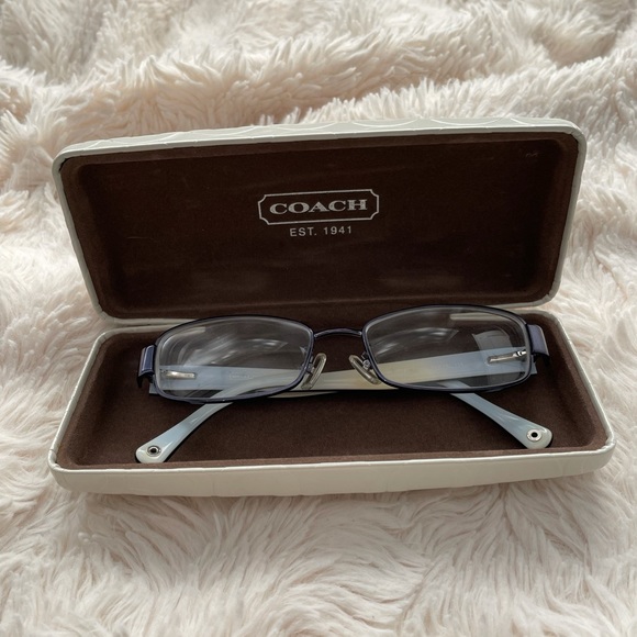 Authentic Coach rectangle prescription glasses. - Picture 7 of 8